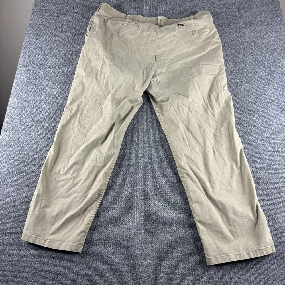 Lee Extreme Motion Pants Mens 46x31 Beige Straight Stretch Chino Workwear